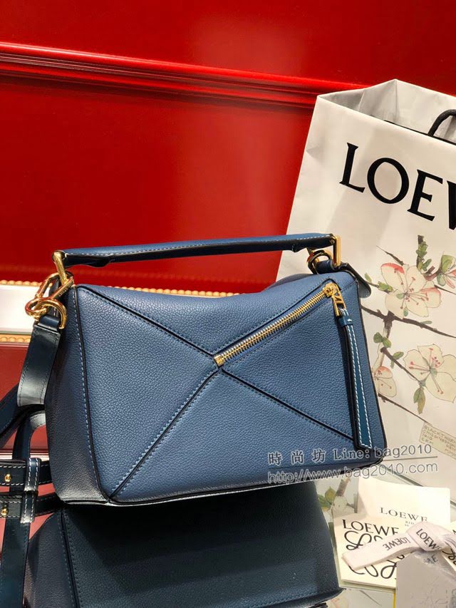 LOEWE經典爆款包包 羅意威小號Puzzle拼接手提斜挎包 10172  tcl1198